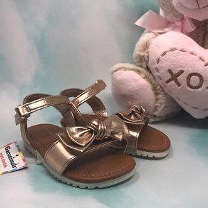 New Garanimals Gold Infant Sandals  S 5